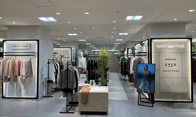 三陽商会の婦人服ブランドの複合型コンセプトショップ「SANYO Style STORE」２店舗目となる新店が藤崎本店にオープン