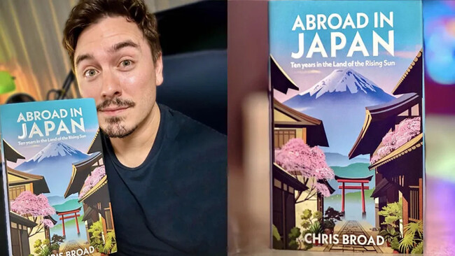 世界的インフルエンサー、クリス・ブロードの著書『Abroad in Japan』がアマゾンの売れ筋ランキングで1位を獲得