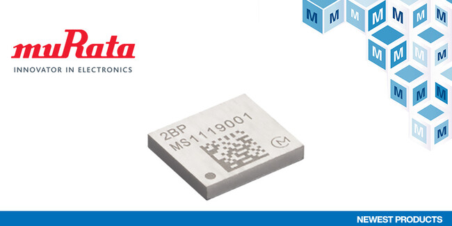 マウザー、Murataの「Type2BP NXPベースのUWBモジュール」の取り扱いを開始