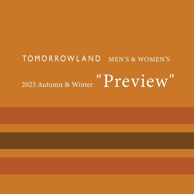 TOMORROWLAND 2023 Autumn & Winter 