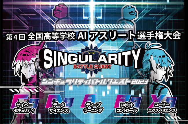 ChatGPTの爆誕に、応募方法の変更が緊急決定! 「第4回 全国高等学校AIアスリート選手権大会 シンギュラリティバトルクエスト2023」