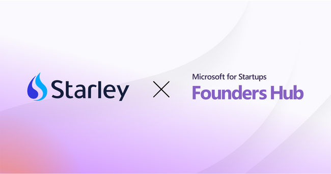 人とAIの新たな関係をデザインするStarley株式会社が、「Microsoft for Startups Founders Hub」に採択されました。