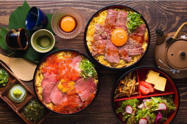 SNSで話題！毎月1,000食注文されている「牛タンの肉まぶし」がパワーアップ！【日本酒・米屋 蔵バル 梅田店】