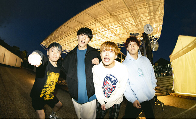 結成15周年を迎えた4ピースロックバンド 04 Limited Sazabys武道館公演開催決定！ファンサイト会員先行受付中！
