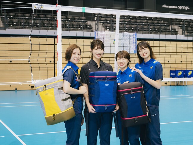 久光スプリングスと最強のリュックをコラボレーション8月12日開催「VOLLEYBALL FES Super Games SAGA」にて先行発売決定！！