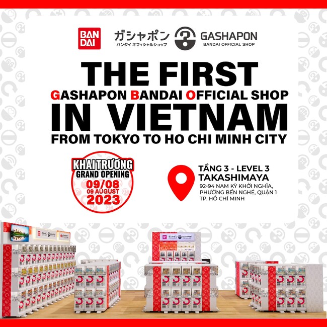 ベトナム 初の『GASHAPON BANDAI Official Shop』をオープン