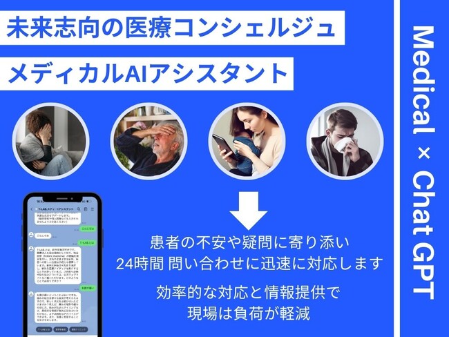 未来志向の医療コンシェルジュ『メディカルAIアシスタント』を公開