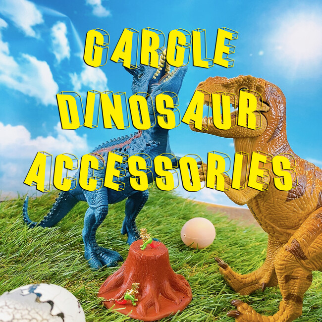 恐竜好きによる恐竜好きのための恐竜アクセサリーフェアをgargle(ガーグル)公式オンラインショップにて開催☆