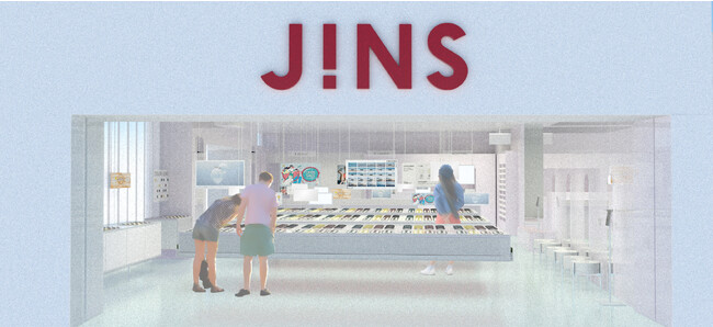 まるで水面を歩いているかのような色彩が浮かぶ空間「JINS熊本上通り店」8月10日（木）全面リニューアル
