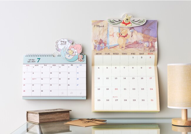 ディズニーストアから2024年版カレンダー＆手帳を8月8日（火）より順次発売