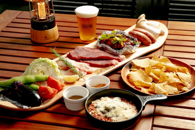 ビブレ屋上BBQ施設「BACK YARD -Brooklyn Park Yokohama-」に新BBQプランが登場
