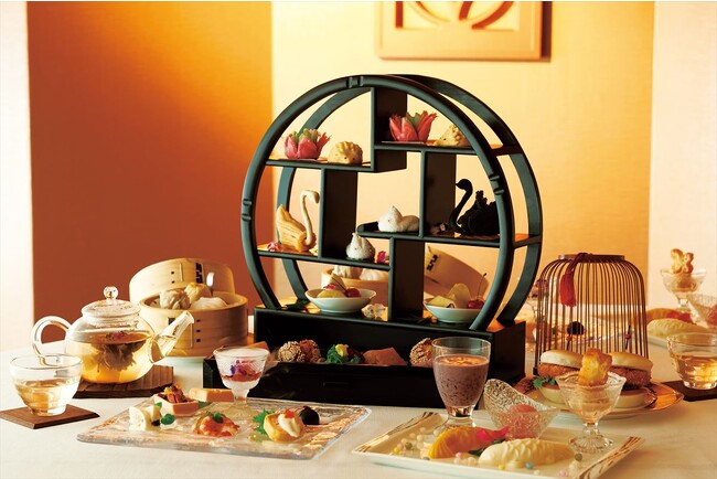 【横浜ロイヤルパークホテル】地上268ｍからの圧巻の景色とともに味わう「天空のチャイニーズアフタヌーンティー “秋の実りと茜空”」販売