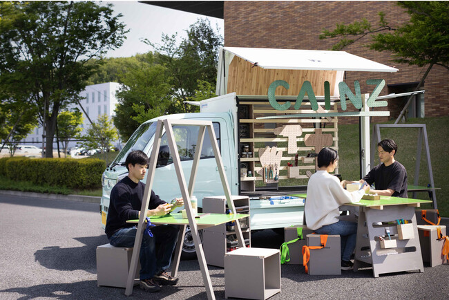 気軽にDIYが楽しめる「カインズDIYトラック」本格稼働 全国各地に出動しワークショップを開催