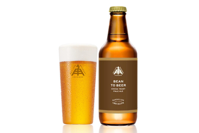 【ISEKADO × ダンデライオン・チョコレート】カカオ豆から生まれたビール 「Bean to Beer」、8月4日（金）発売