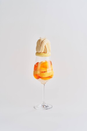 【LE CHOCOLAT DE H】パフェとモンブランを掛け合わせた新感覚の桃パフェとショコラトリーならではの素材を生かしたアイス「グラスメゾン」を8月5より販売！