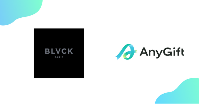 「オールブラック」の衣類やアクセサリーをを提供するラグジュアリーブランド『BLVCK PARIS（ブラックパリ）』にて、eギフトサービス『AnyGift』を導入
