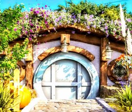 シェルターの入り口部分写真 シェルターの入り口部分写真