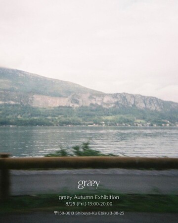ジュエリーブランド【graey】が恵比寿でpop upを開催