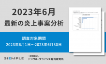 6月の炎上分析データ公開！炎上件数、98件（調査対象期間：2023年6月1日～6月30日）