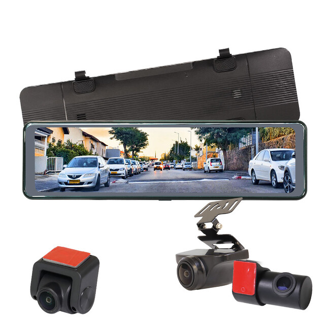 MAXWINからズーム機能搭載の爆光ミラー型前後ドライブレコーダーMDR-G012がネット通販限定で登場