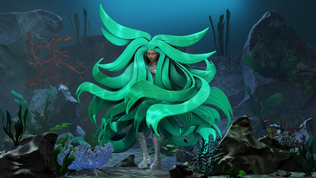 ロレアル プロフェッショナルが新たなアバタースタイル、バーチャルヘアスタイルコレクション 第3弾「Odyssea (オデッシー)」を発表
