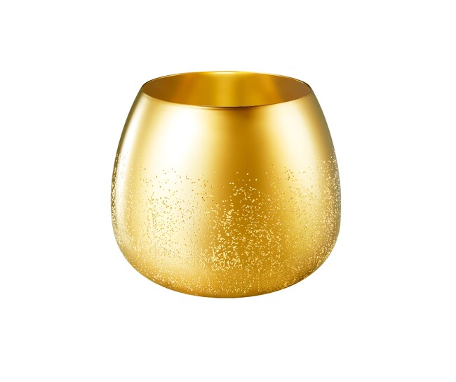 傾けるたびに手元の星々がきらめく、モダンなフォルムの18金製酒器「18金 ぐい呑み」2種を9月18日（月・祝）に新発売