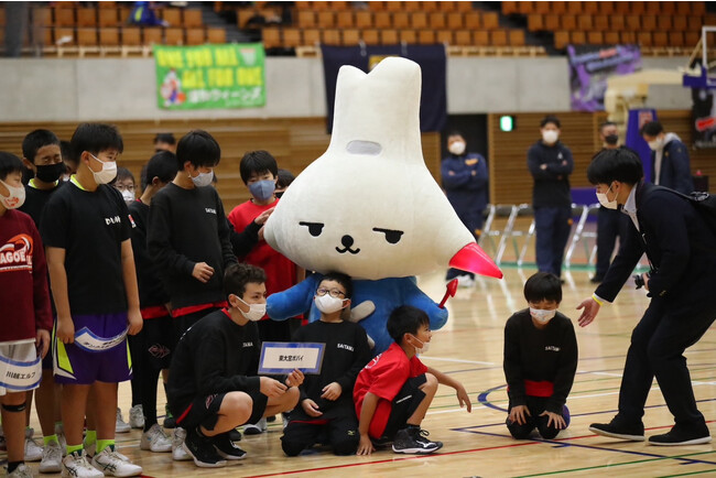 ザムストは初開催となるミニバスケットボール大会に協賛
