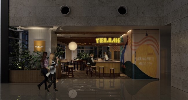 TCRが「ALLDAY DINING YELLOU」をオープン。沖縄の魅力を集めた、街の“にぎわい”を創出する新たなハブとなるダイニングが、タイムスビル１階に誕生。2023年8月10日オープン