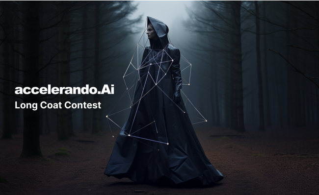 AIが創る未来のファッションブランド「accelerando.Ai」で“ロングコート”をテーマとしたコンテストを8月9日より開催