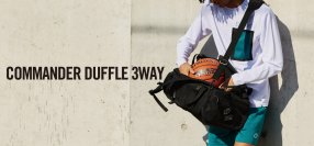SPALDING BAG “COMMANDERシリーズ“より”COMMANDER DUFFLE 3WAY(コマンダーダッフル3WAY)“新登場