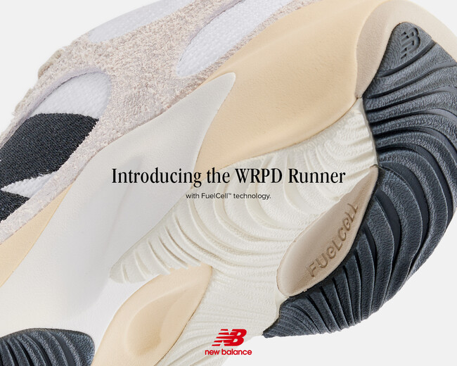ニューバランス ライフスタイルとランニングテクノロジーを融合させたニューモデル「WRPD Runner」登場