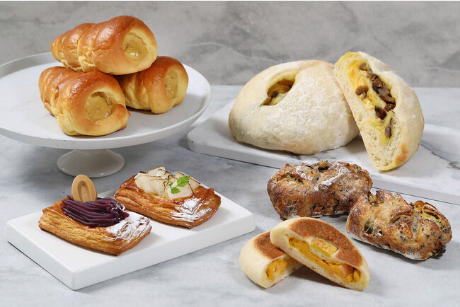 【ブーランジェリー「baguette rabbit（バゲットラビット）」の秋季限定商品】秋の味覚を一度に楽しめる『芋・栗・南瓜のブール』をはじめとした全6種類が9月1日より期間限定で新発売