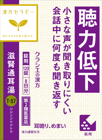 小さな声が聞き取りにくい、会話中に何度も聞き返す「聴力低下」に　漢方セラピーシリーズから「滋腎通耳湯（じじんつうじとう）」を新発売