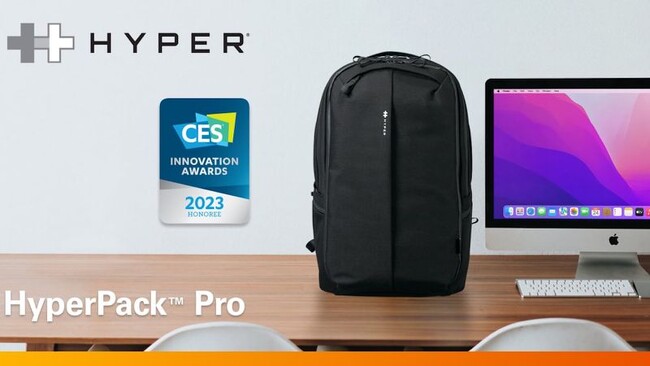 HYPER、Apple「探す」機能を搭載したビジネス・普段使い用バッグ「HyperPack(TM)️ Pro」発売前事前アラート登録を開始