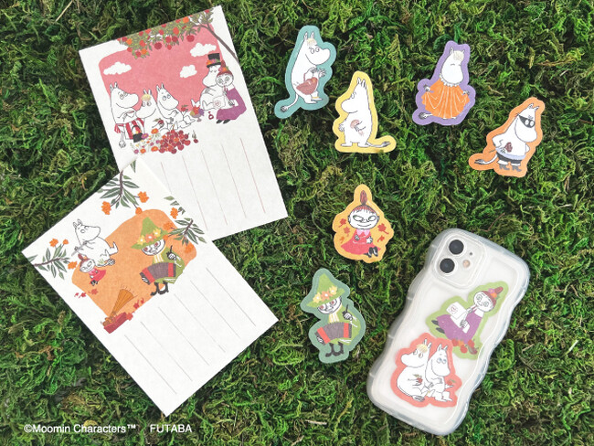 『ムーミン 季節のはがきとお揃いグッズ秋』の販売開始