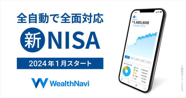ウェルスナビ、新しいNISAに対応した「おまかせNISA」のサービス概要を発表