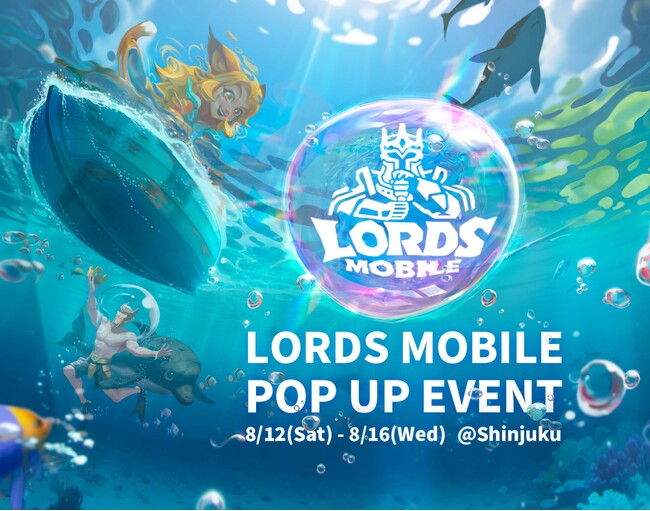 『ロードモバイル POP-UP EVENT@新宿』、パセラボタワー新宿店にて8月12日～8月16日に開催！