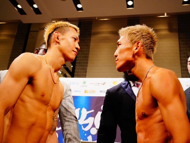 【前日計量・記者会見】「3150FIGHT vol.6」 一触即発の中川麦茶vs亀田京之介、世界王座挑戦権獲得を狙う西田凌佑他、全選手が計量をクリア！