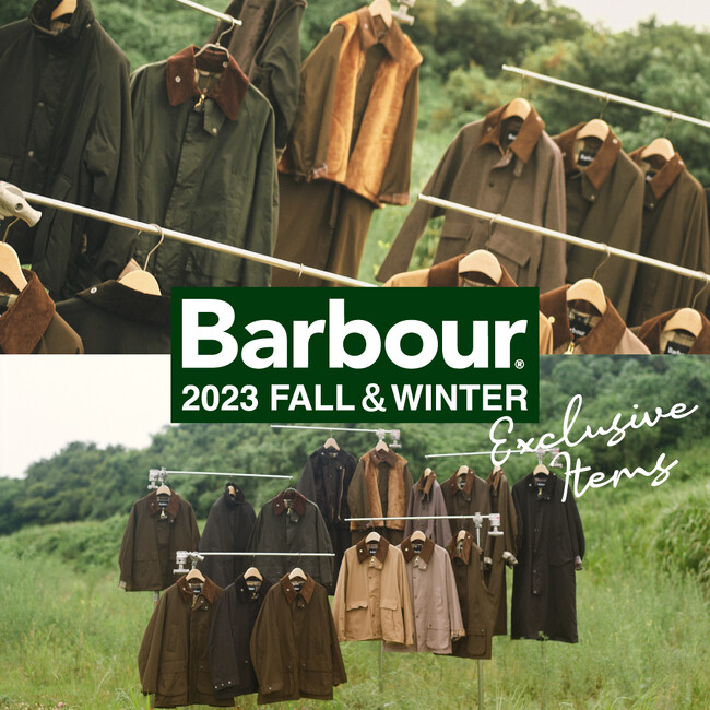 Barbour 2023 FALL＆WINTER、FREAK'S STORE エクスクルーシブモデルがFREAK'S STORE全店と公式ONLINE STOREにて8月11日(金)より販売スタート！