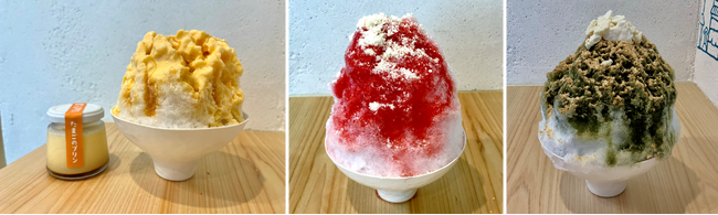 プリンが丸ごと1個入ったプリン屋さんのかき氷が新登場！「姫路城おひざもと しろプリン」かき氷シリーズ3種を夏限定で販売