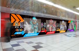 「ライドケミートレカ」のプロモーションカードパックを剥がして持ち帰ることができるポスター 「ライドケミートレカ」のプロモーションカードパックを剥がして持ち帰ることができるポスター