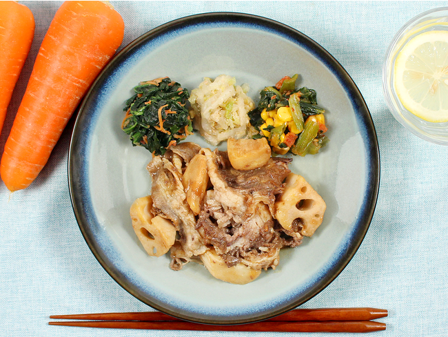 香ばしいにんにくの風味と、焦がし醤油のコクが特長！「牛肉とレンコンのガーリック醤油だれ」がナッシュから新発売
