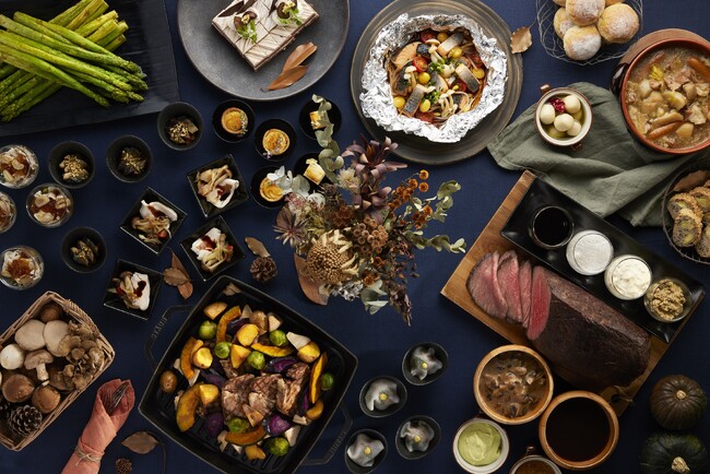 【グランドニッコー東京 台場】GARDEN DINING「ローストビーフと秋の恵み」提供期間：2023年9月1日（金）～11月26日（日）　　　　　　　　　　　