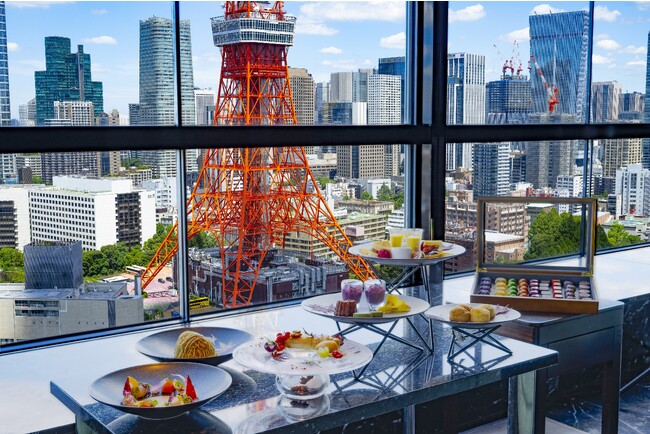 “THE TOKYO”の絶景を目の前に紅葉の彩りをイメージしたフレンチアフタヌーンティーが登場【ザ・プリンス パークタワー東京】