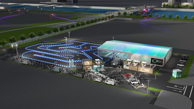 モータースポーツとテクノロジーが融合したエンターテインメント施設「CITY CIRCUIT TOKYO BAY（シティサーキット東京ベイ）」2023年10月下旬、東京・ベイエリアに開業へ