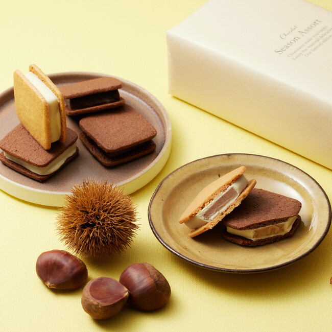 秋限定の生チョコサンド「ホワイトモンブラン」 VANILLABEANSオンラインショップ限定、初秋の「季節のショーコラを楽しむ会」８月１８日(金)販売開始！