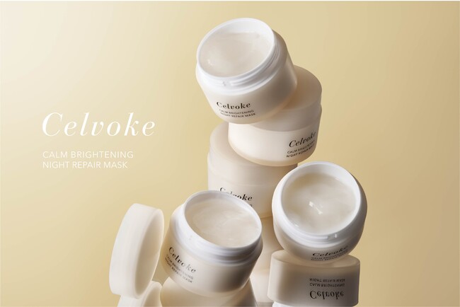 【Celvoke】みずみずしいジェルがパックに変わる。貯水CICAヴェールで集中美容。美肌へ働きかけるナイトリペアマスクが誕生！＜9月1日(金)全国発売＞
