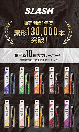 電子タバコの新時代！『SLASH』シーシャ、当社での販売を開始。ニコチンレスで新しい喫煙体験をお届けします。
