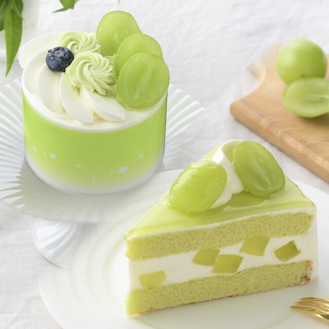 【銀座コージーコーナー】はじけるおいしさをパルフェやケーキで堪能！　8月18日から、“シャインマスカット“フェアを開催