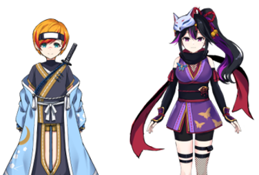 “Edoverse公式アンバサダー VTuber”アバター（ラフ画）公開のお知らせ